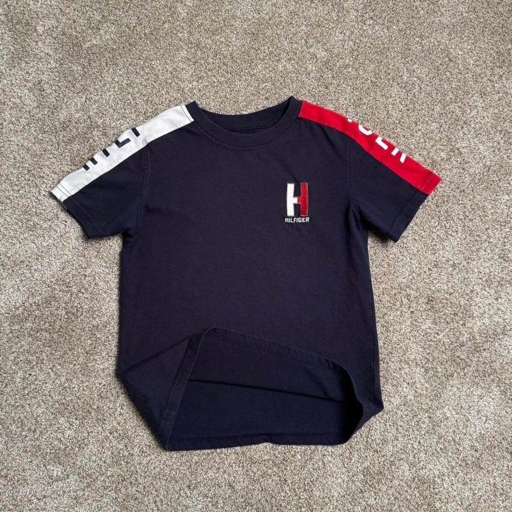 TOMMY HILFIGER COLOUR BLOCK BABY TEE